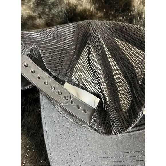 Black Rifle Coffee Company Hat Cap Mesh Trucker Snapback Black White Logo - Picture 4 of 4